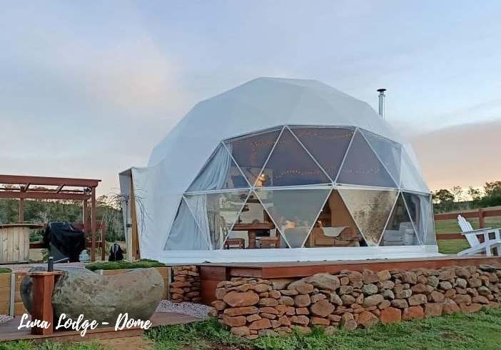 Image of Luna Lodge Dome an example of glamping in Tasmania