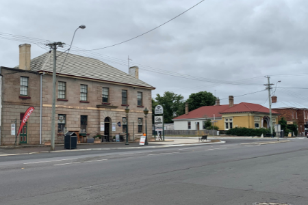 Picture including Main Street Campbell Town Tasmania