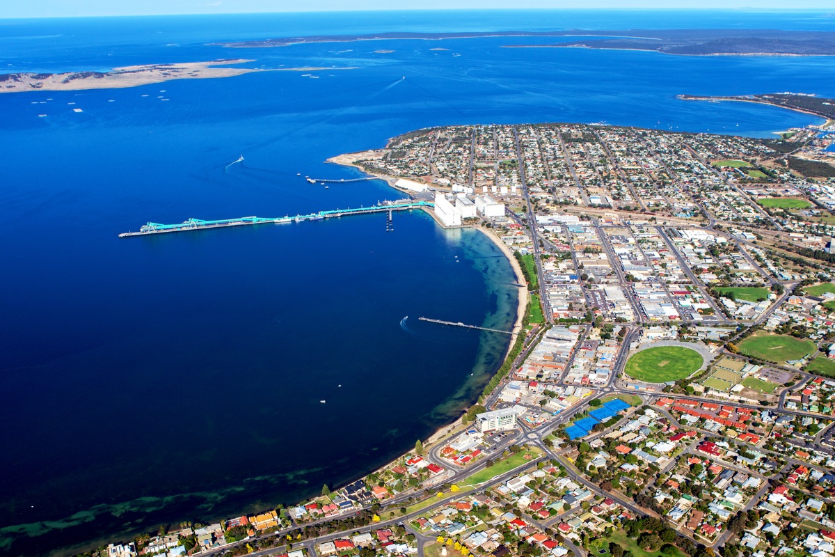 Aerial View of Port Lincoln South Australia