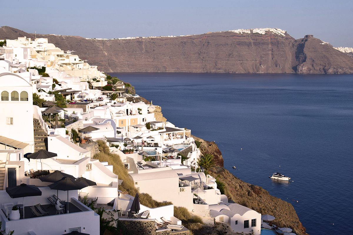 Image of Santorini coast