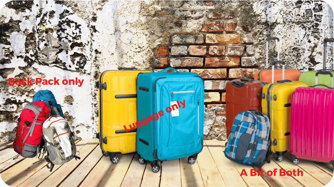 Backpack vs Suitcase…or a little of both – The Great Debate