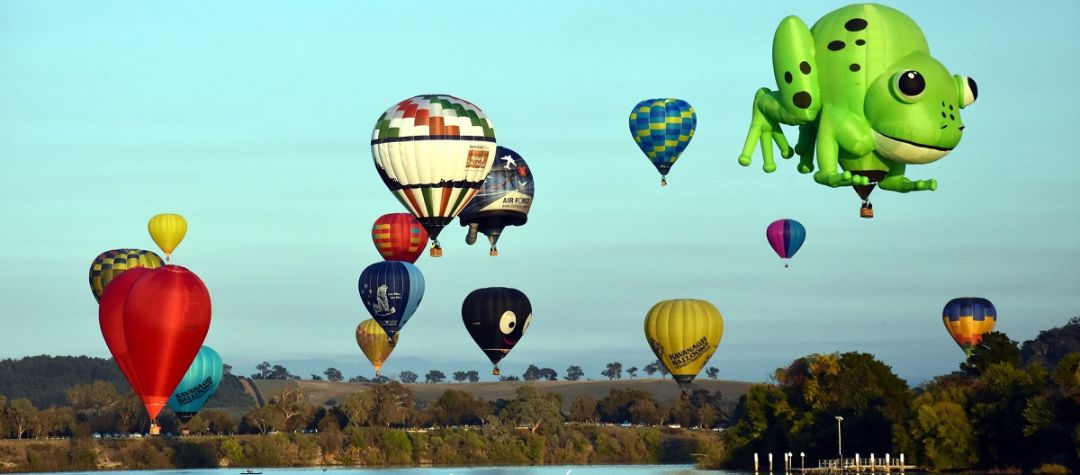 Balloon Festival Canberra image for luxury Sydney itinerary